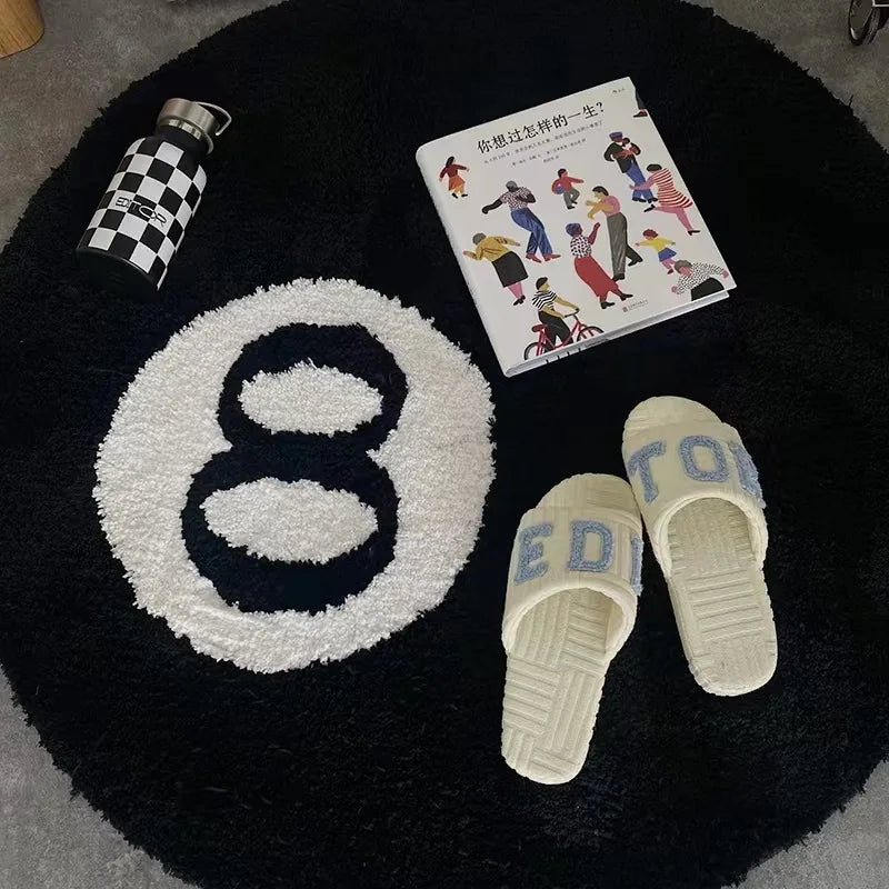 Eight Ball Accent Rug