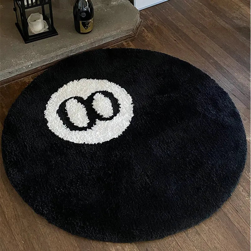 Eight Ball Accent Rug