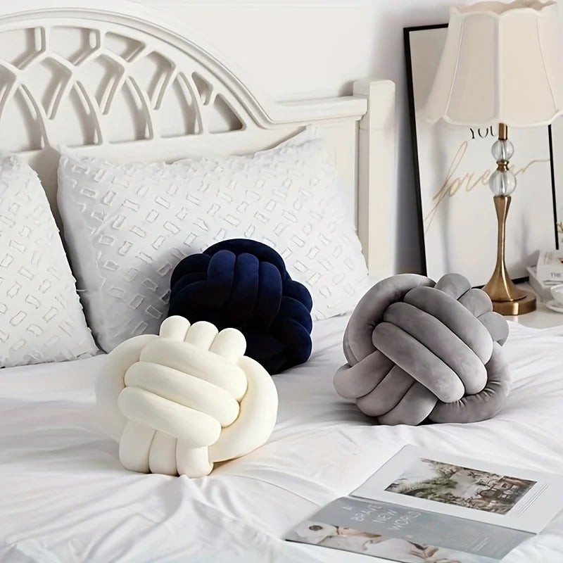 1pc Striped Knot Pillow