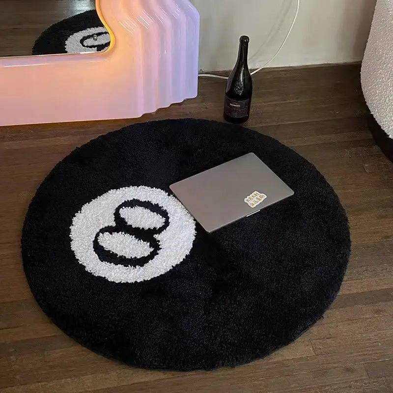 Eight Ball Accent Rug