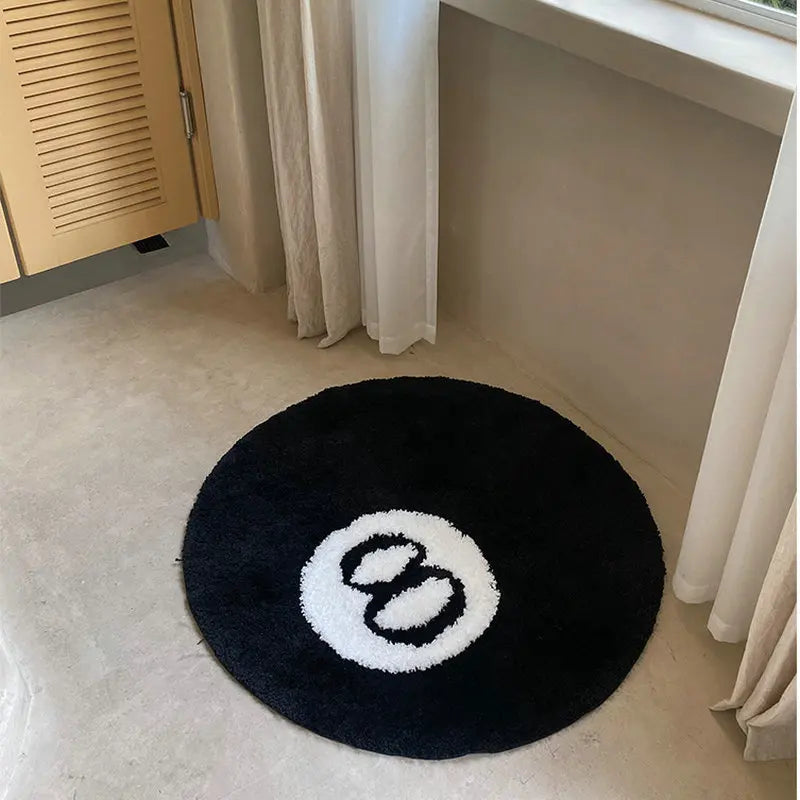 Eight Ball Accent Rug