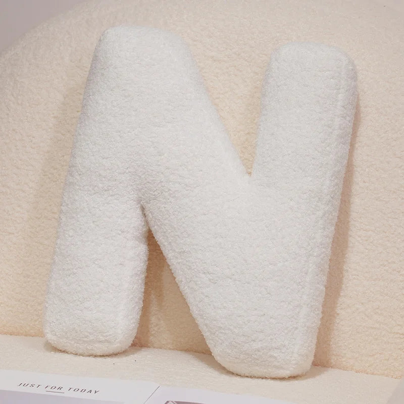 Cozy Letters Pillow