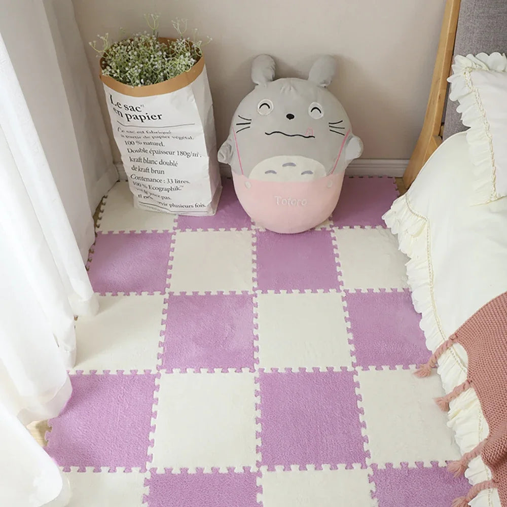 Plush Interlocking Floor Tiles
