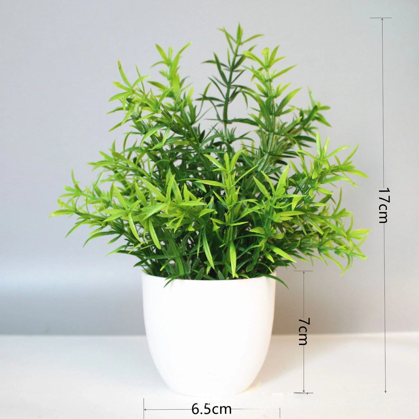 Mini Faux Potted Plant