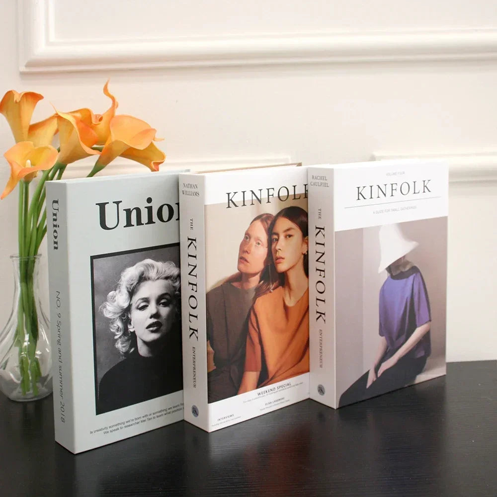 Modern Book Decor (Not Open)
