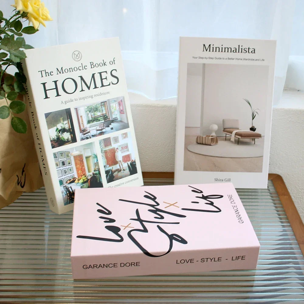 Modern Book Decor (Not Open)