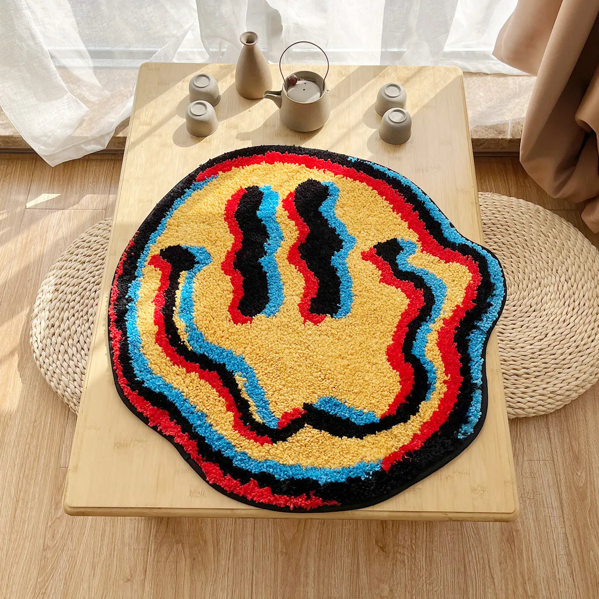 Melted Smile Accent Rug