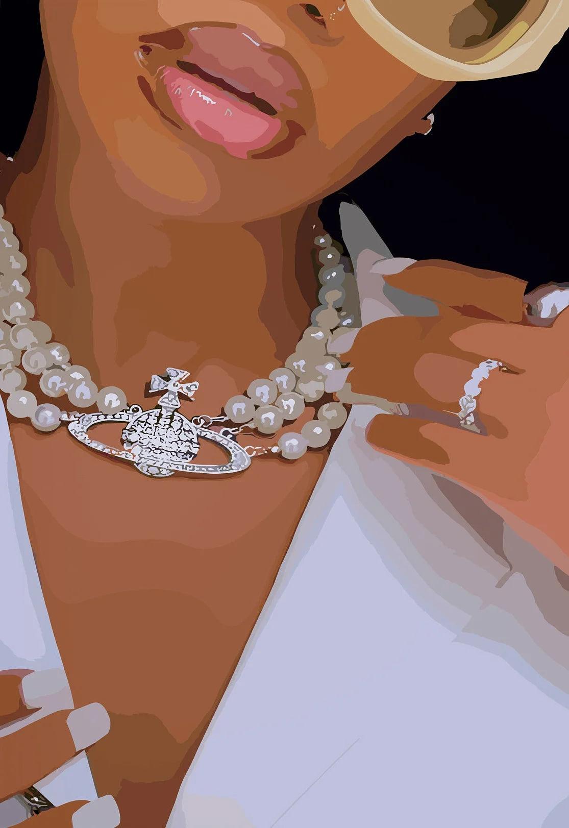 Hip Hop Black Girl Wall Art