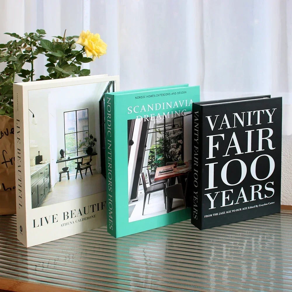 Modern Book Decor (Not Open)