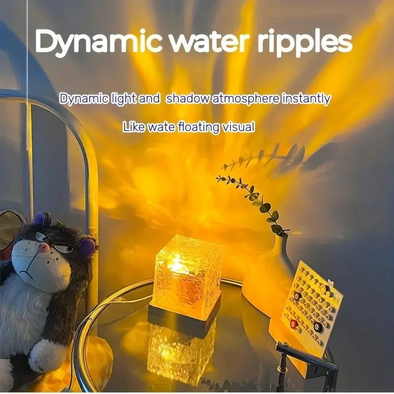 Flame Crystal Lamp