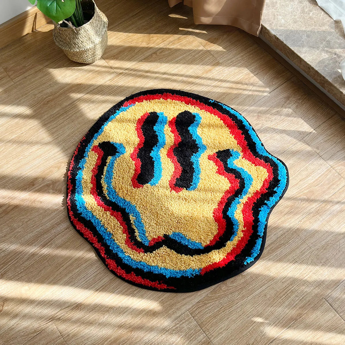 Melted Smile Accent Rug