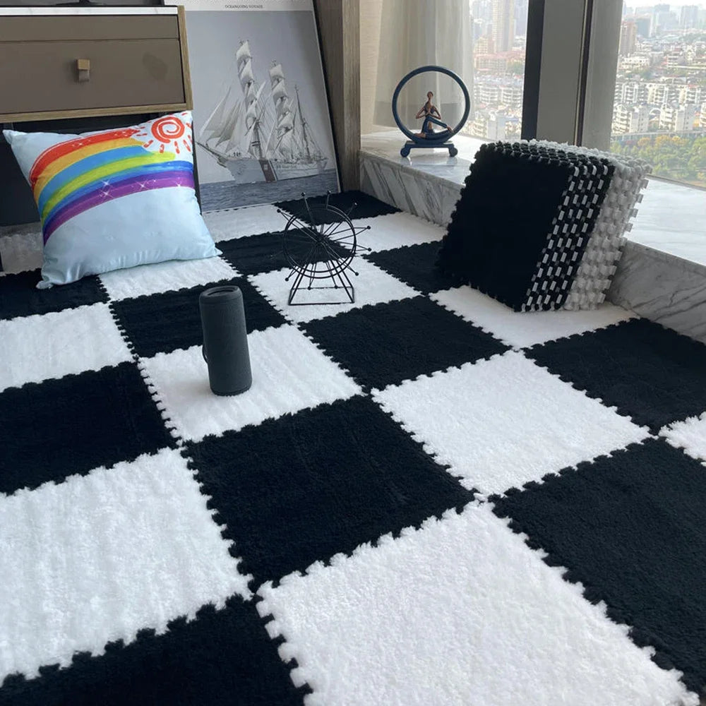 Plush Interlocking Floor Tiles