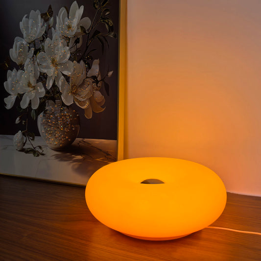 Donut table lamp