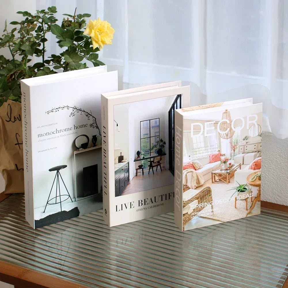 Modern Book Decor (Not Open)