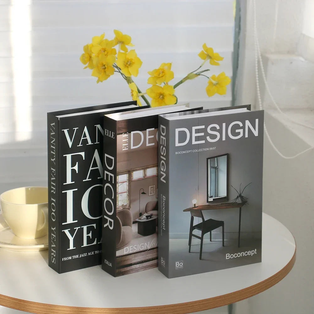Modern Book Decor (Not Open)