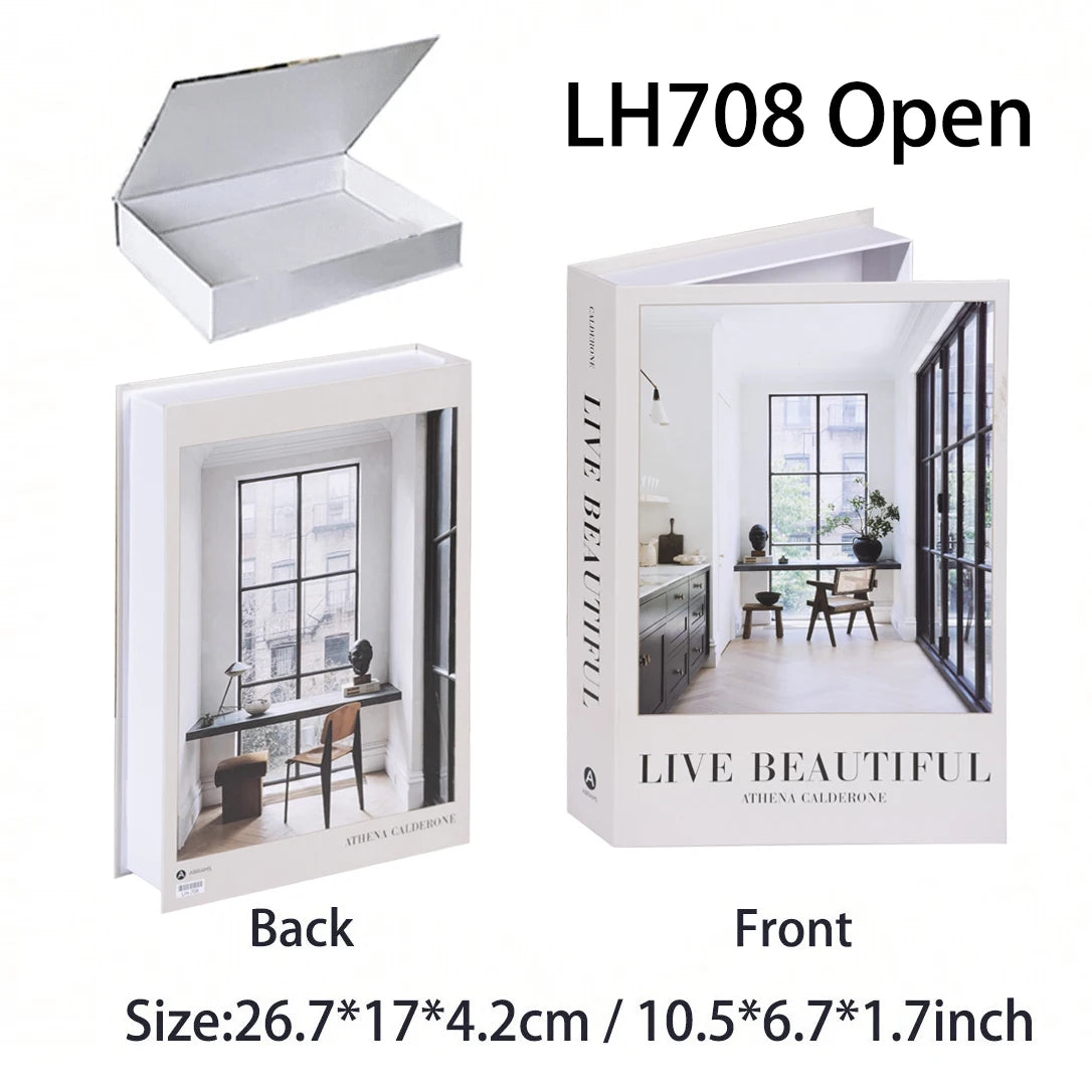 Hidden Luxe Book Storage (Open)