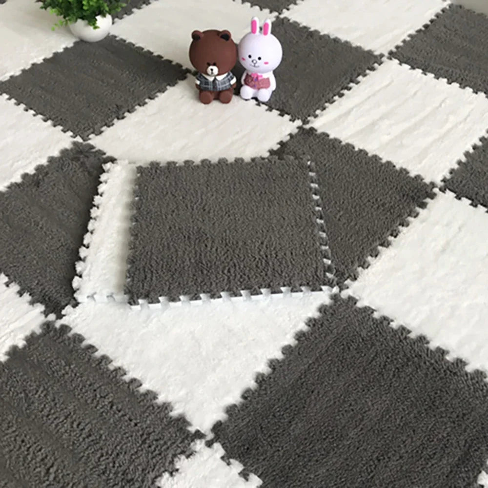 Plush Interlocking Floor Tiles