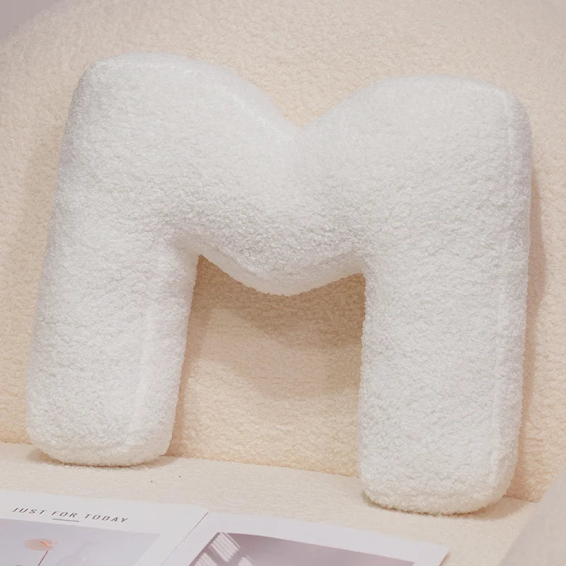 Cozy Letters Pillow