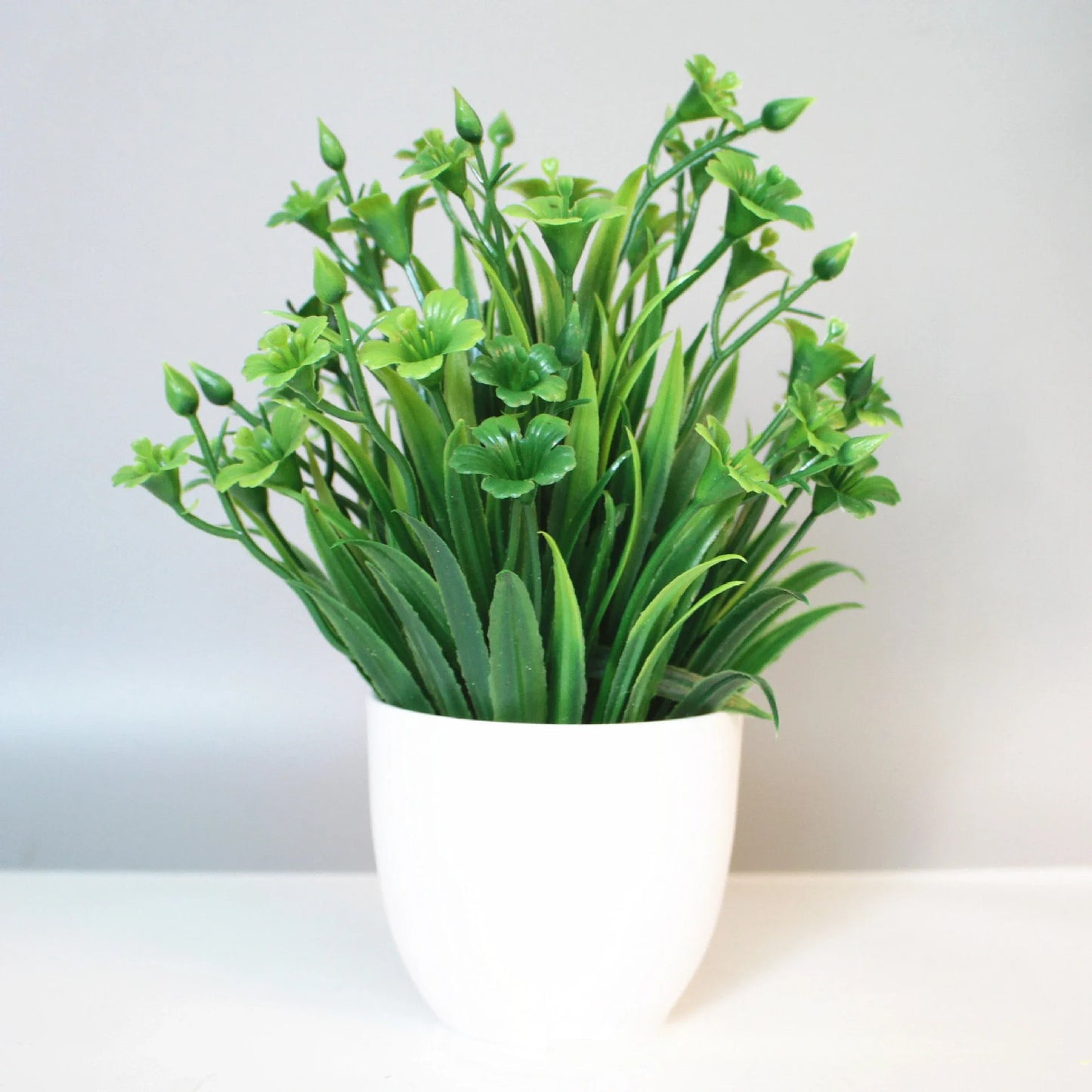 Mini Faux Potted Plant