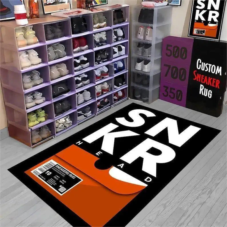 Sneaker Box Aesthetic Rug