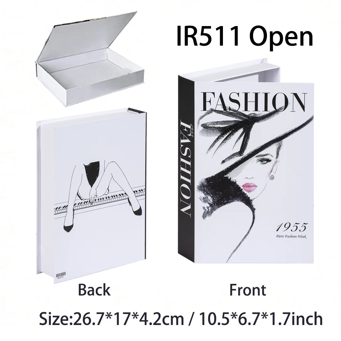 Hidden Luxe Book Storage (Open)