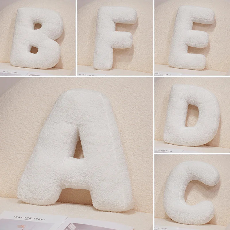 Cozy Letters Pillow