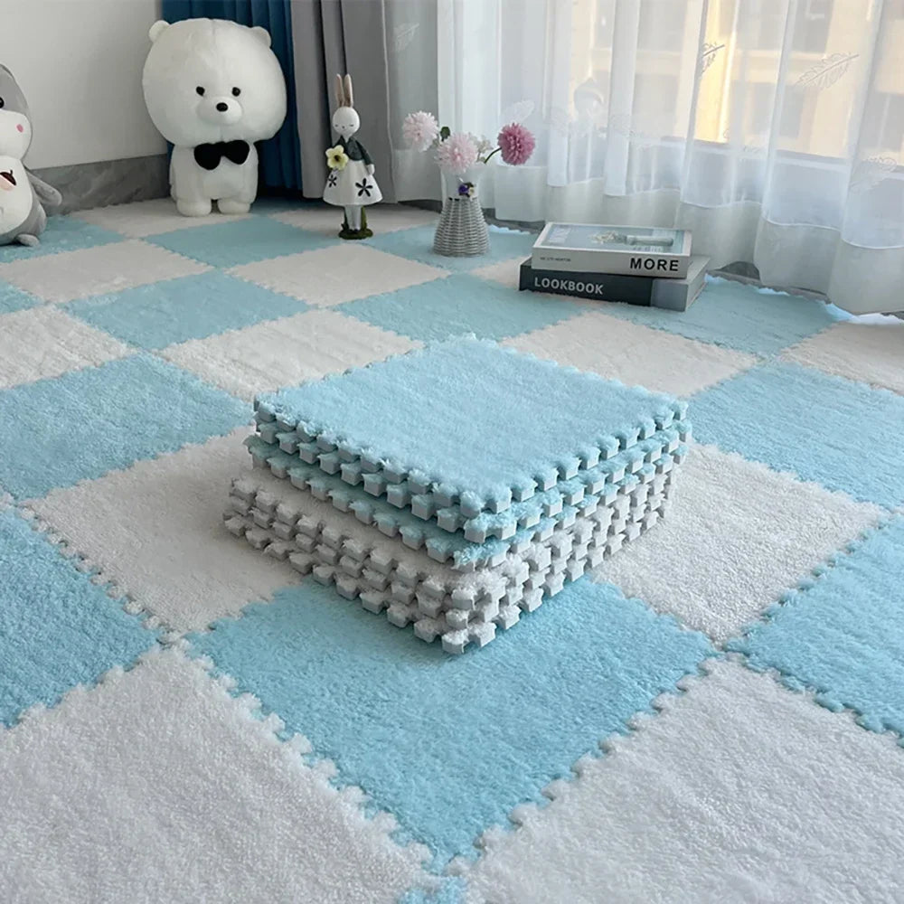Plush Interlocking Floor Tiles