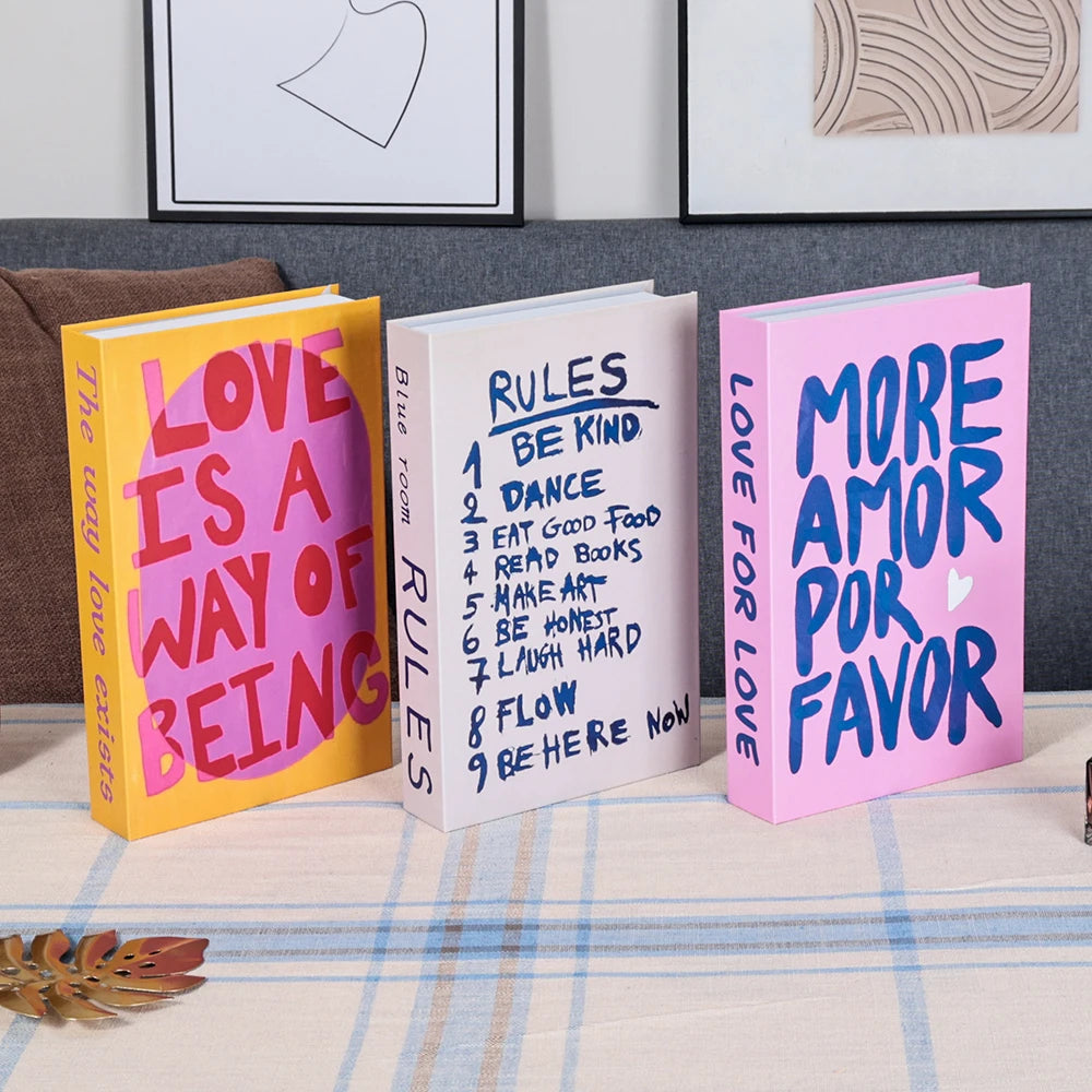 Modern Book Decor (Not Open)