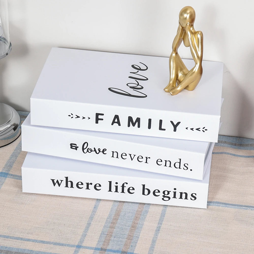 Modern Book Decor (Not Open)
