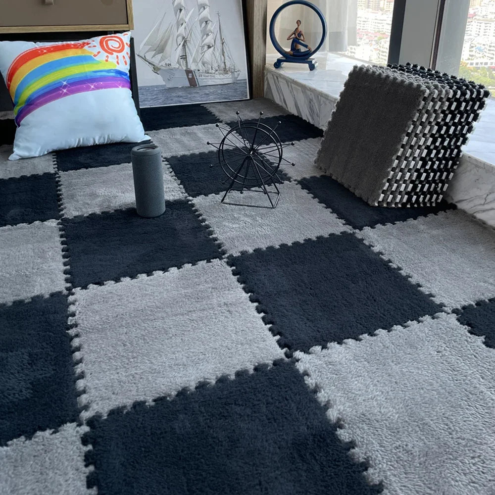Plush Interlocking Floor Tiles
