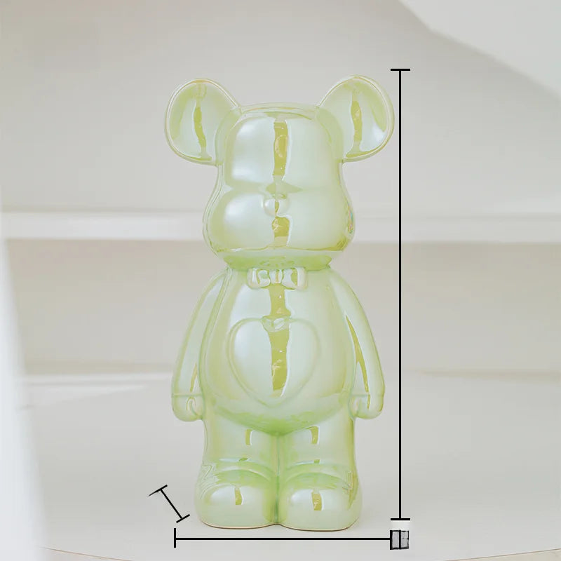 Aesthetic Ceramic Statue Teddy Bear