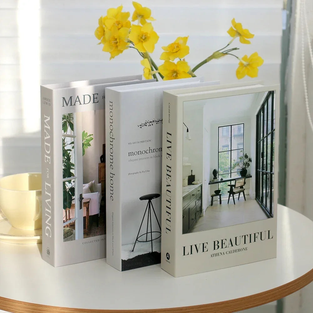 Modern Book Decor (Not Open)