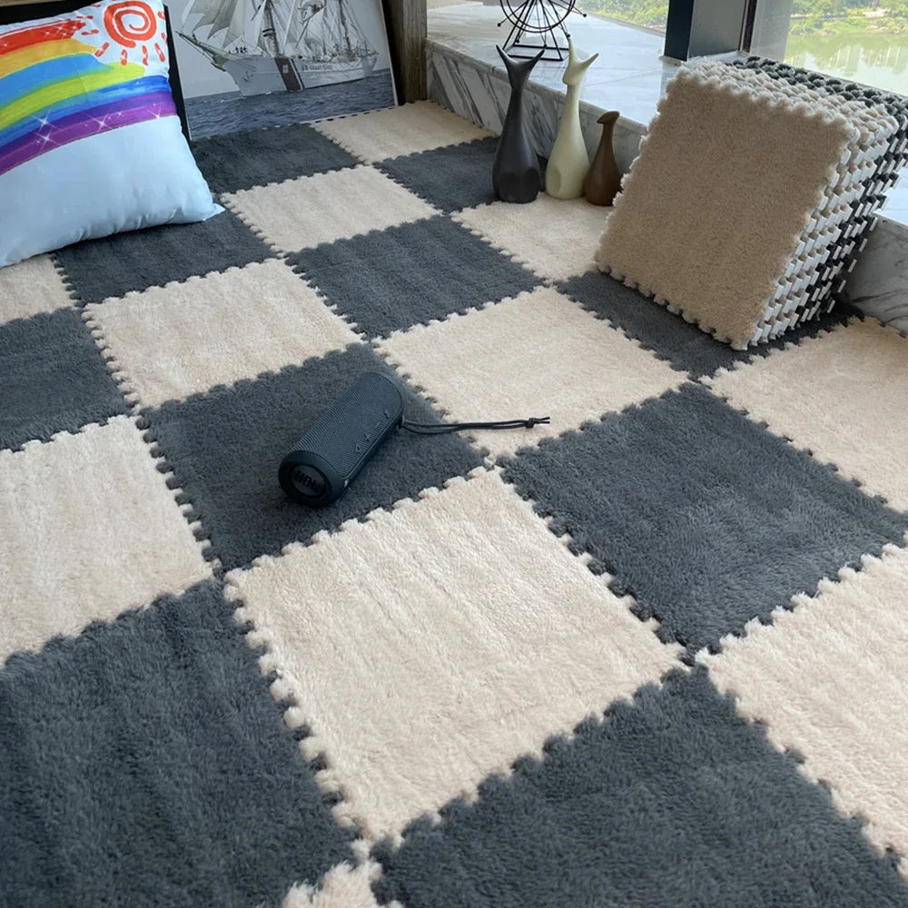 Plush Interlocking Floor Tiles