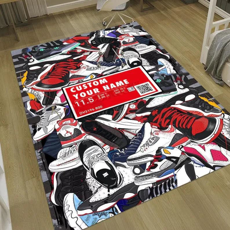 Sneaker Box Aesthetic Rug