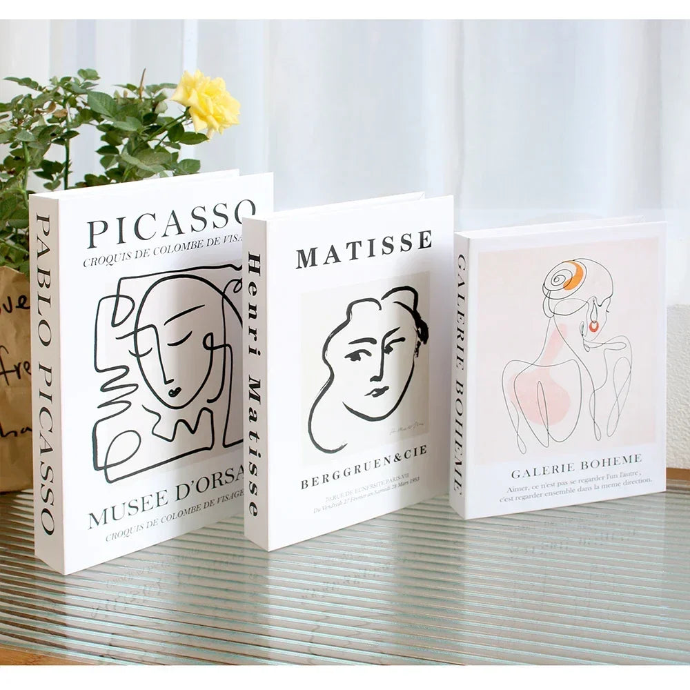 Modern Book Decor (Not Open)