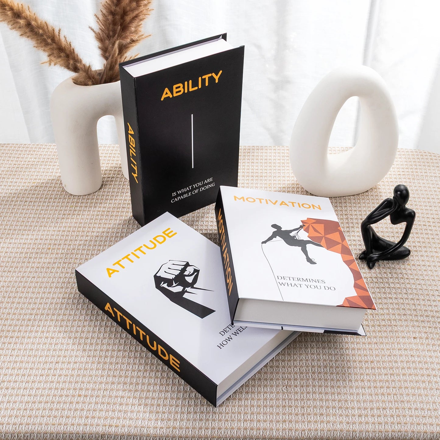 Modern Book Decor (Not Open)