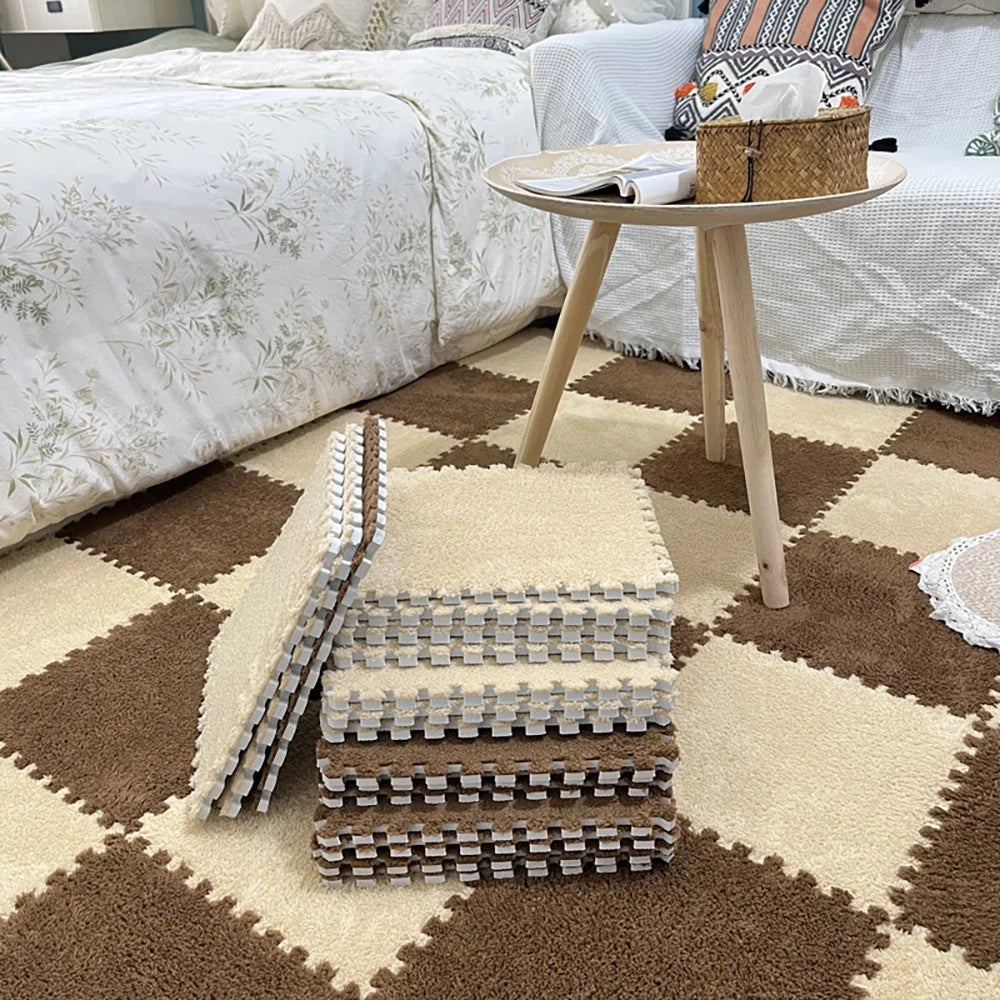 Plush Interlocking Floor Tiles