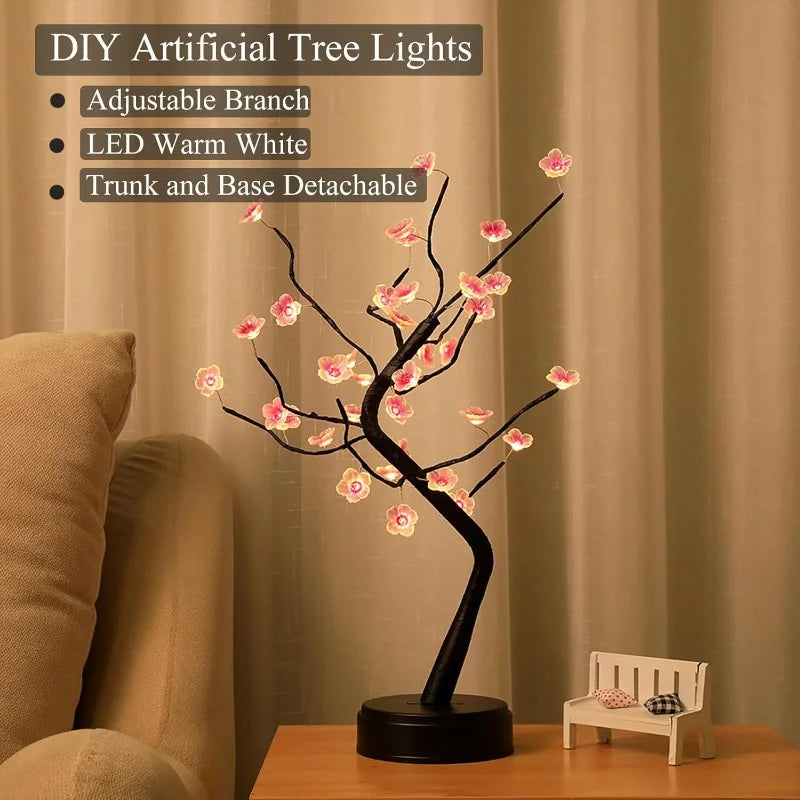 Cherry Blossom LED Tree Lamp