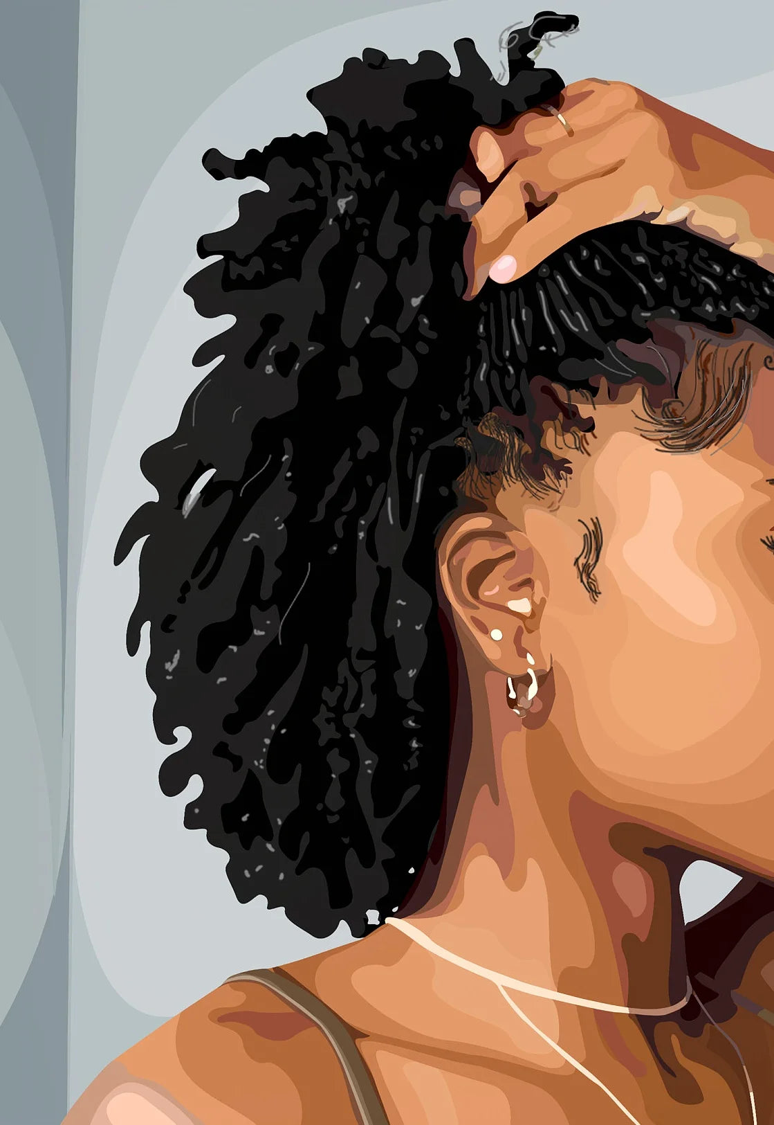 Hip Hop Black Girl Wall Art