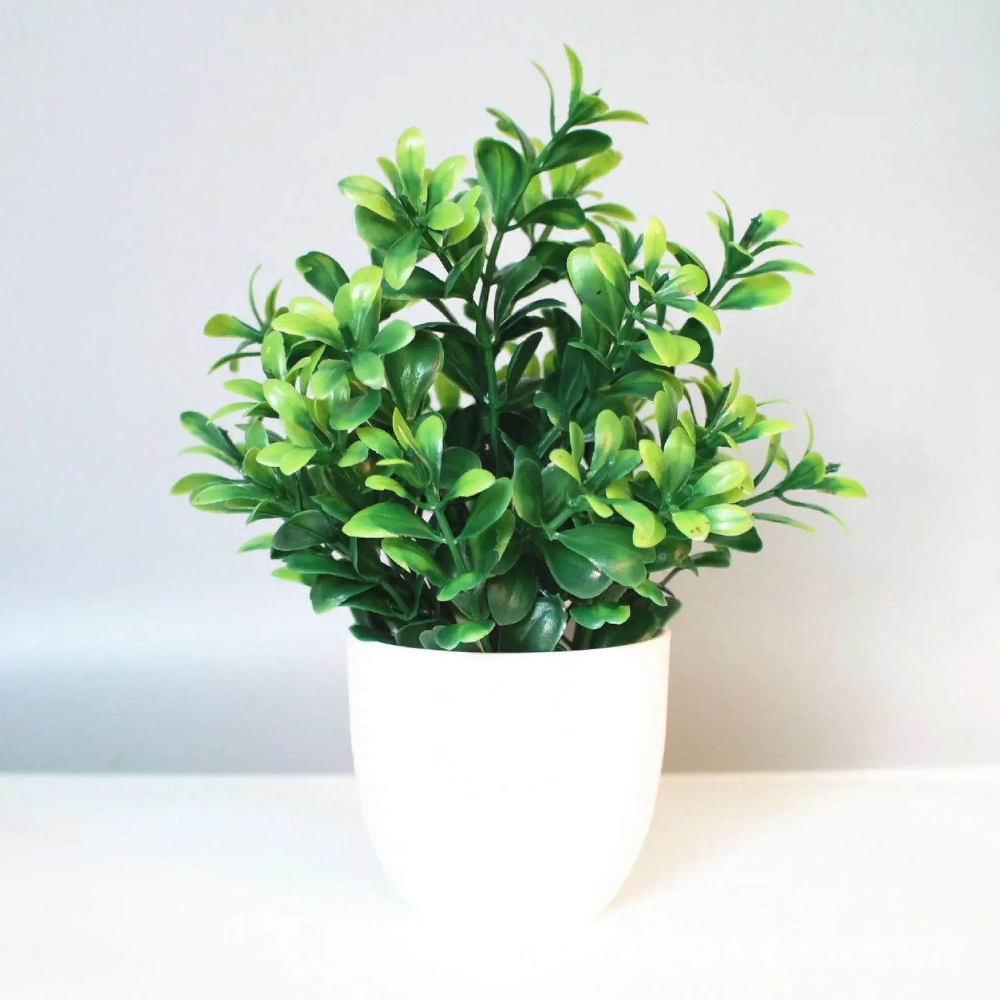 Mini Faux Potted Plant