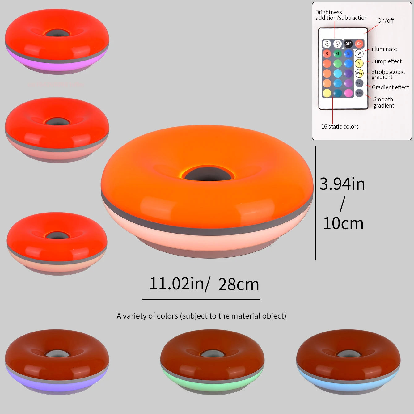 Donut table lamp