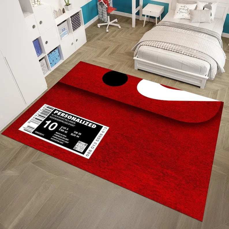 Sneaker Box Aesthetic Rug