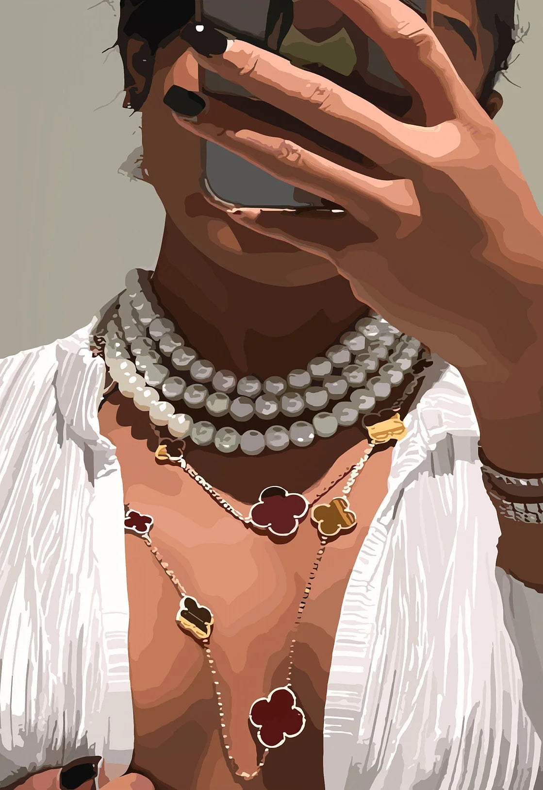 Hip Hop Black Girl Wall Art