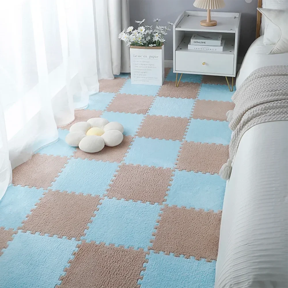 Plush Interlocking Floor Tiles