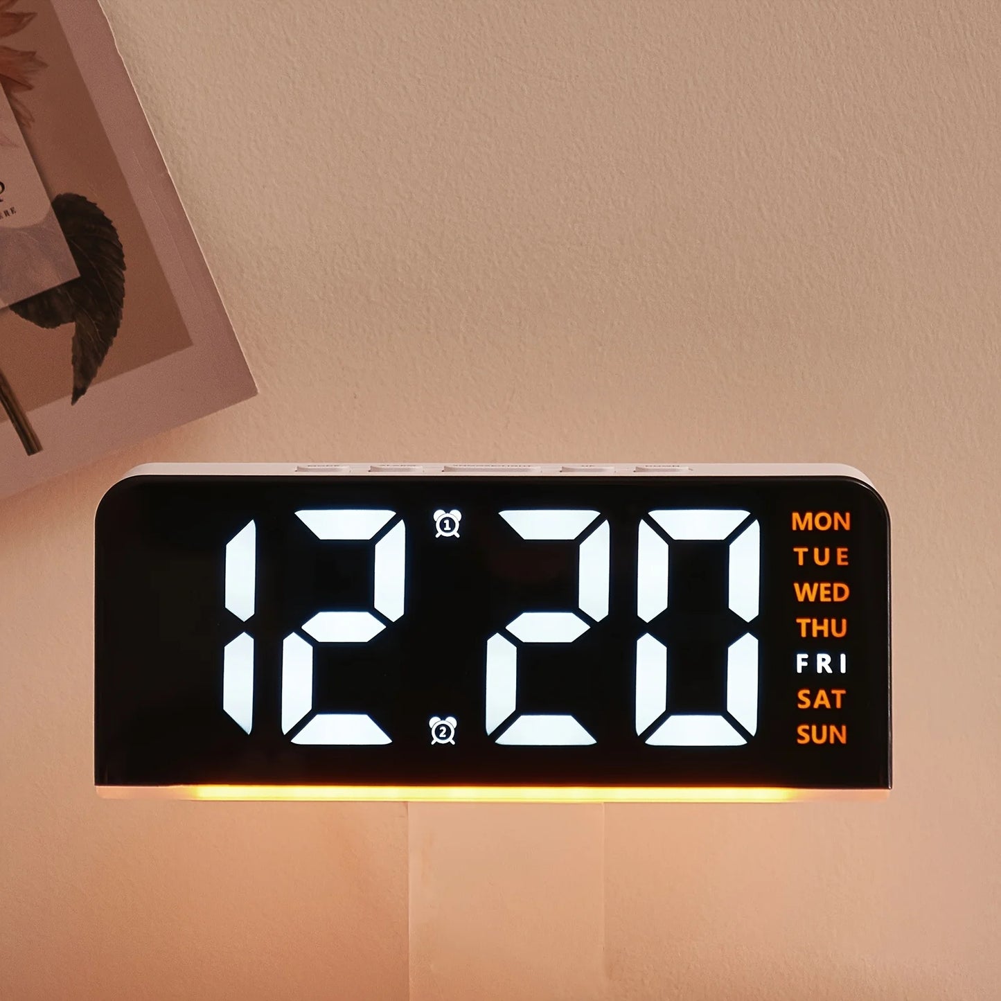 Digital LED Alarm Clock