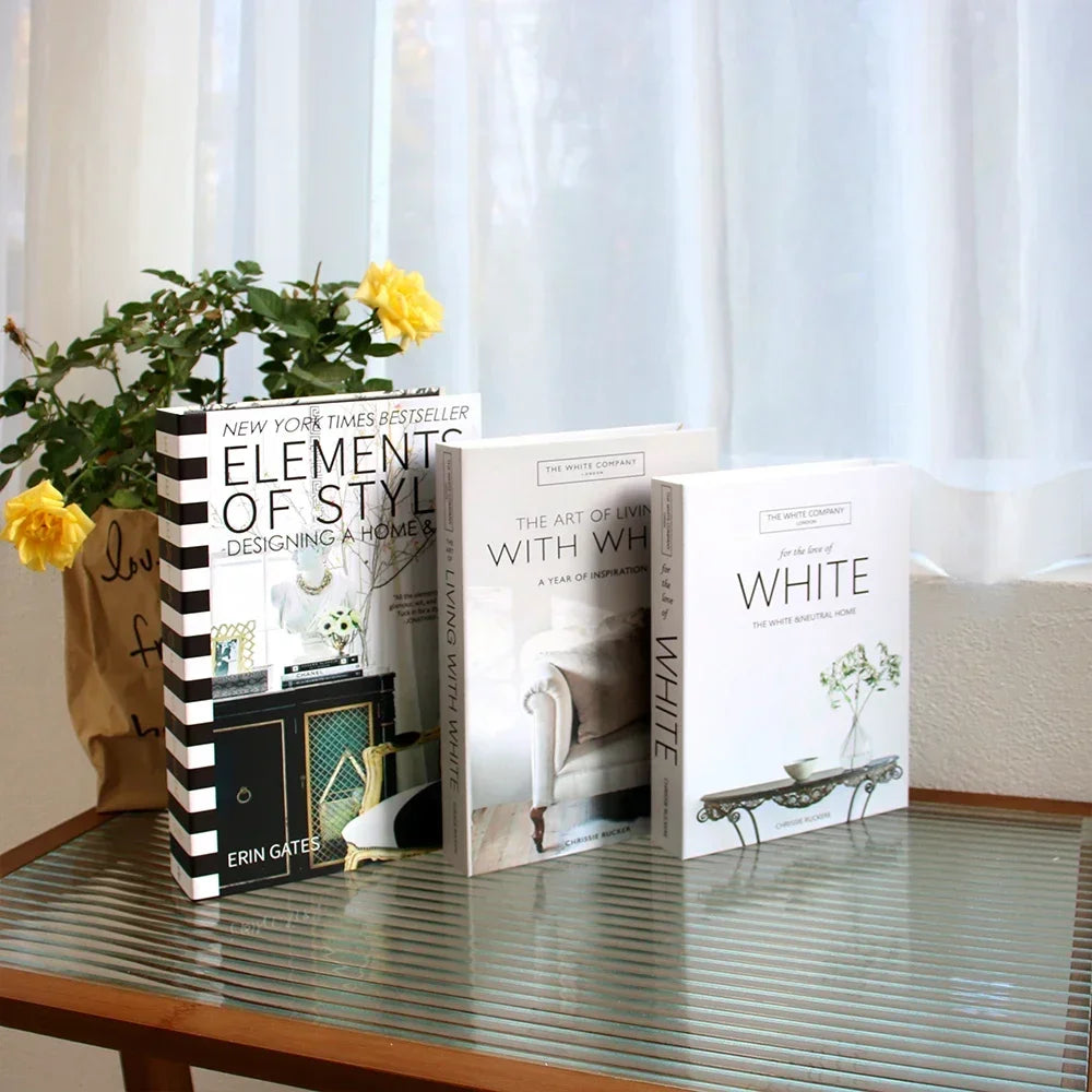 Modern Book Decor (Not Open)