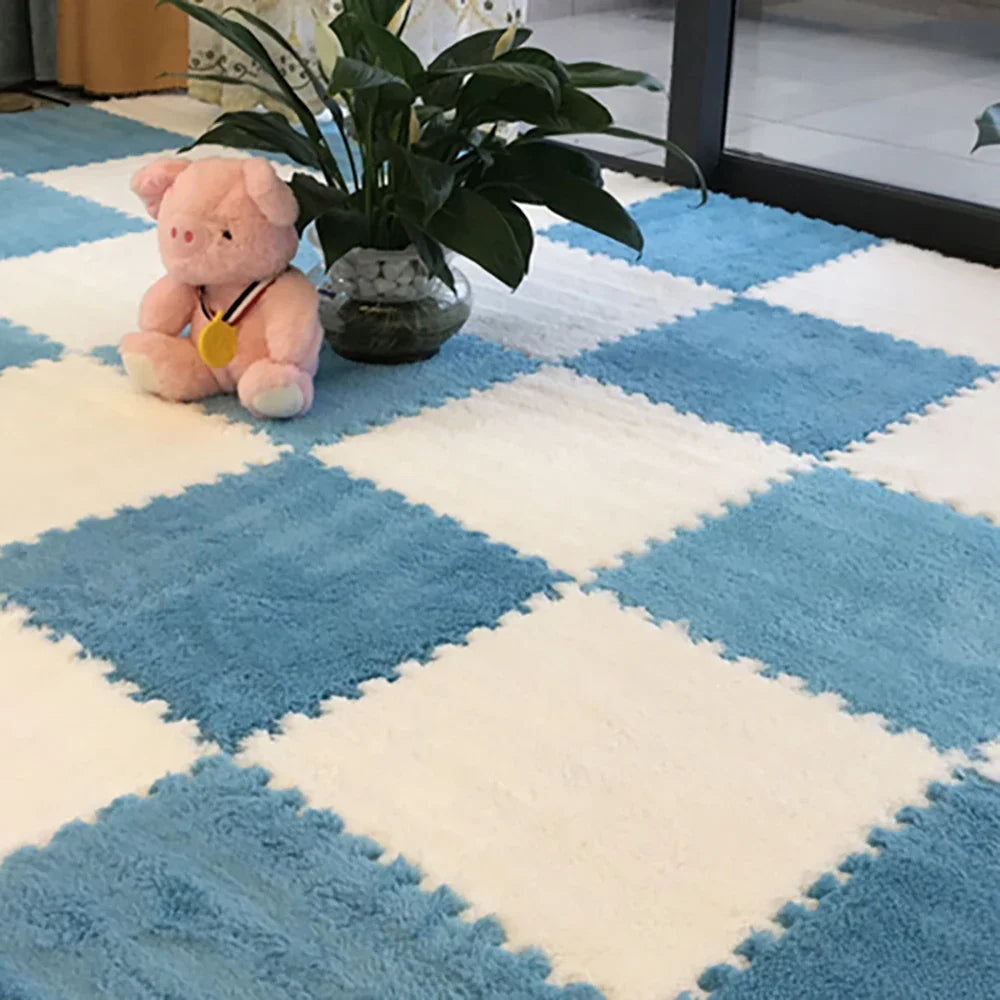 Plush Interlocking Floor Tiles