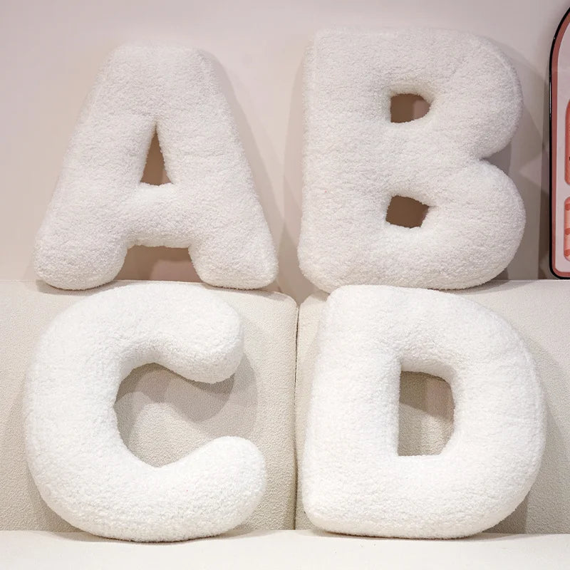 Cozy Letters Pillow