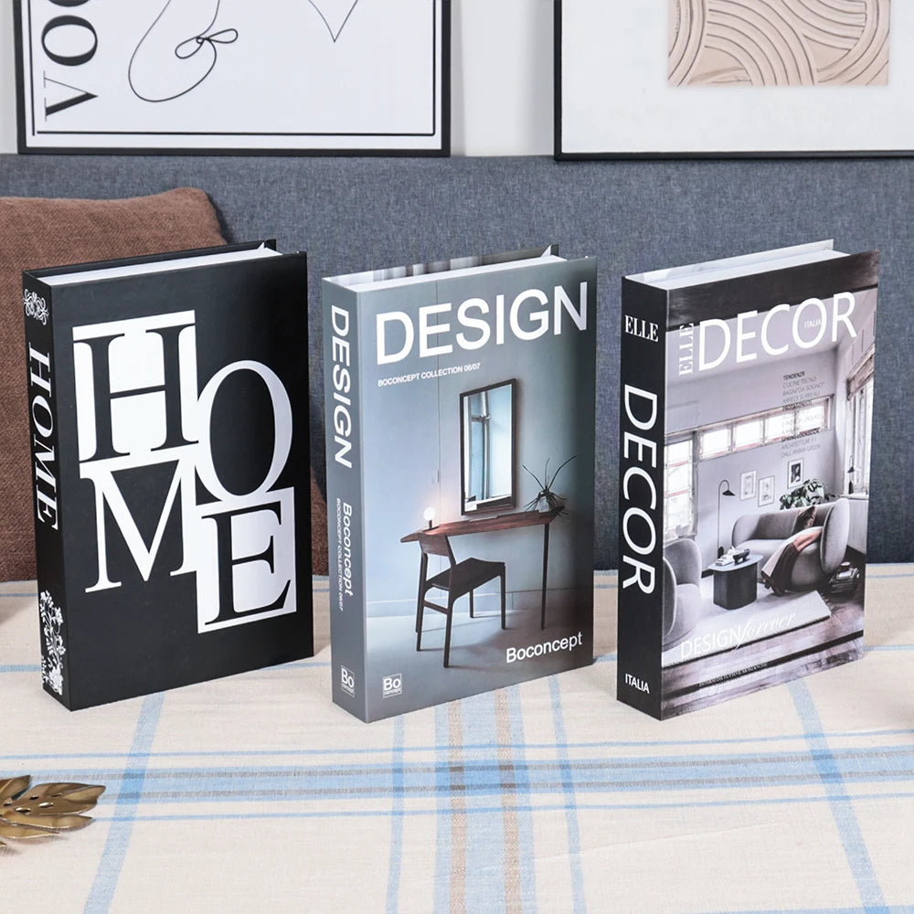 Modern Book Decor (Not Open)