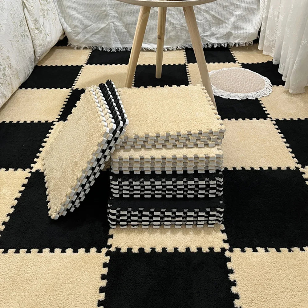 Plush Interlocking Floor Tiles